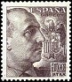 Spain 1949 General Franco 10 Ptas Brown Edifil 1059